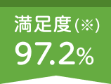 満足度97.2％（※）